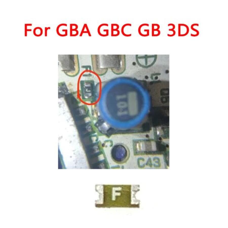닌텐도 게임보이 어드밴스 GBA 3DS F1 교체 퓨즈용 10개