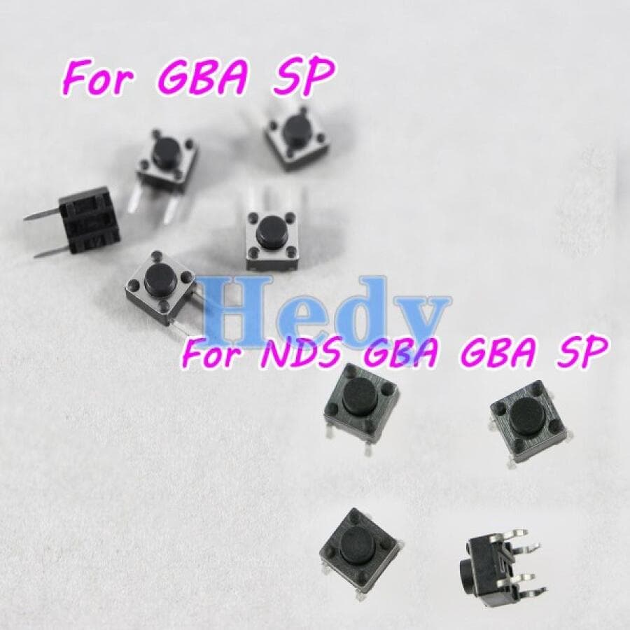 닌텐도 게임보이 GBA SP용 숄더 트리거 L R 키 버튼 마이크로 스위치 NDS 10 개